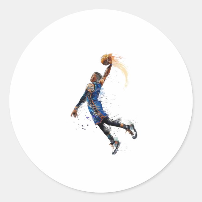 Sticker Rond Michael Jordan (Devant)