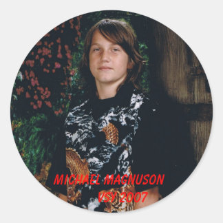 STICKER ROND MICHAEL MAGNUSON VSY 2007