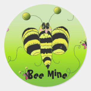 Sticker Rond Mienne abeille