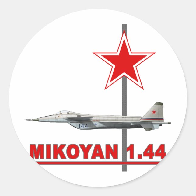 Sticker Rond Mig-1,44 russe (Devant)