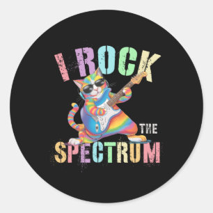Sticker Rond Mignon Je Fais Bouger Le Spectre Autisme Enseignan