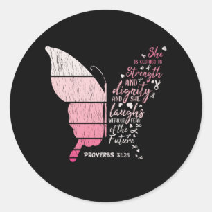 Sticker Rond Mignonne Je Suis La Tempête Guerrière Survivante D