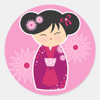 Sticker Rond Miki (homonymie)