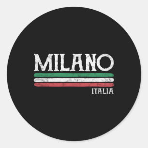 Sticker Rond Milan Italie Milano Italia Italia Italia