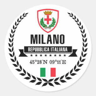 Sticker Rond Milano