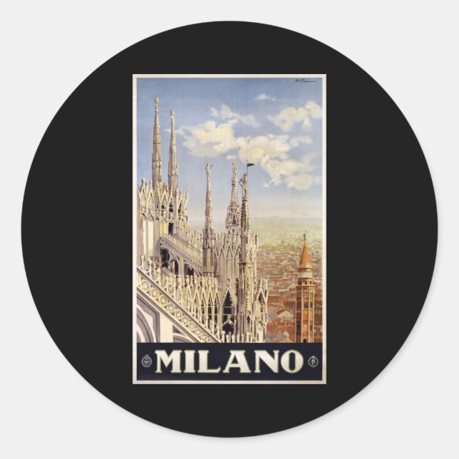 Sticker Rond Milano (Devant)