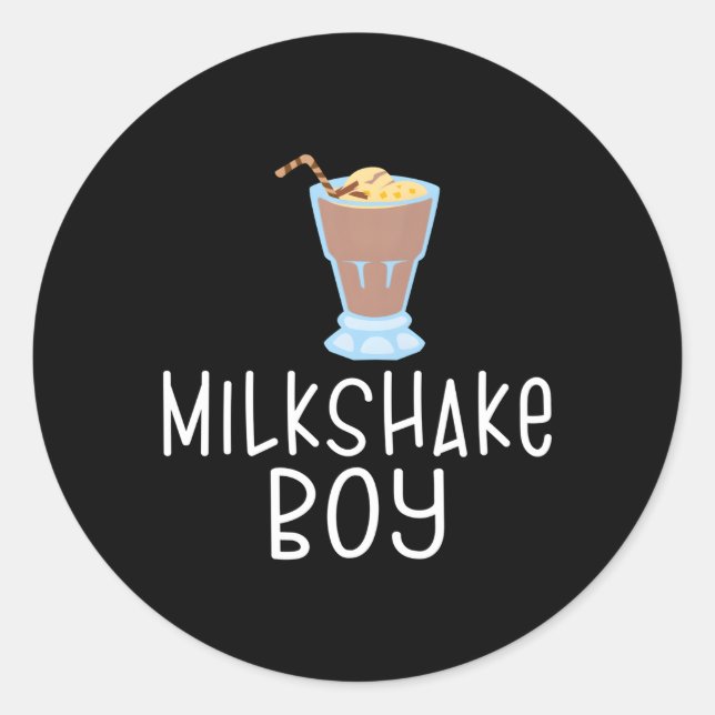 Sticker Rond Milkshake Milkshake (Devant)