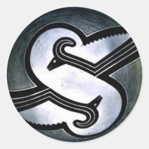 Sticker Rond Mimbres enfonce l'autocollant