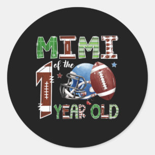 Sticker Rond Mimi du football de 1 an 1re année Down Birt