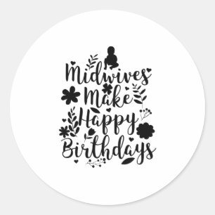 Sticker Rond Mineur  Doulas Midwivery Obstétriciens Cadeaux