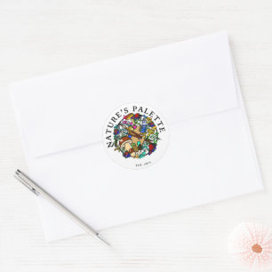 Sticker Rond Mini-autocollants Palette Nature