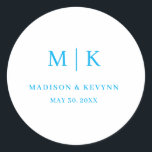 Sticker Rond Minimal et chic | MARIAGE<br><div class="desc">Minimal et chic | Sticker rond classique Mariage noir et blancCes serviettes de douche mariage ou nuptiales élégantes et modernes présentent un design simple en noir et blanc qui dégage un style minimaliste. Ajoutez vos initiales ou votre monogramme pour les rendre complètement vôtres.</div>