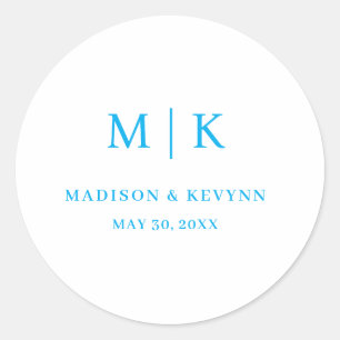 Sticker Rond Minimal et chic MARIAGE