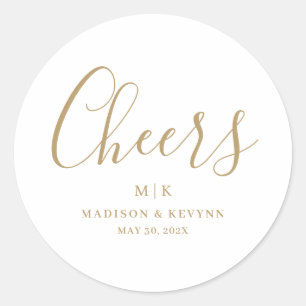 Sticker Rond Minimal et chic   MARIAGE