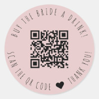 Minimaliste Acheter L'Épouse Un Verre Code QR