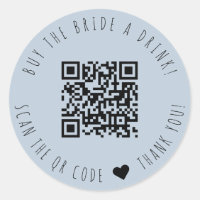 Minimaliste Acheter L'Épouse Un Verre Code QR
