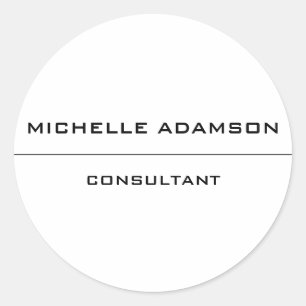 Sticker Rond Minimaliste spécial unique moderne