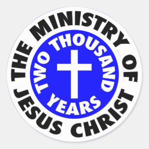 Sticker Rond Ministère de Jésus-Christ