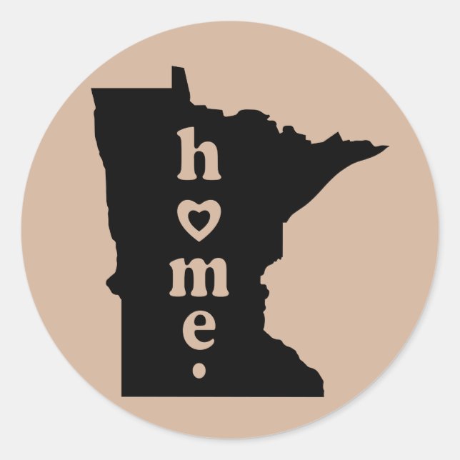 Sticker Rond Minnesota (Devant)