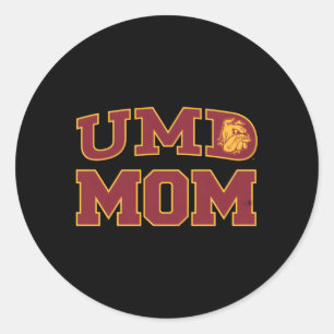 Sticker Rond Minnesota Duluth Umd Bulldogs Maman