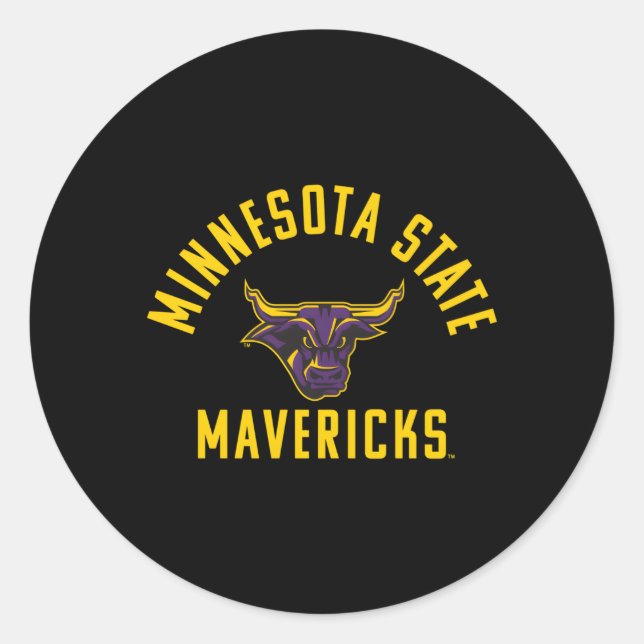 Sticker Rond Minnesota État Kato Mavericks grandes (Devant)