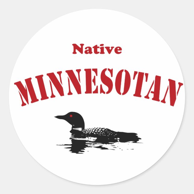 Sticker Rond Minnesotan (Devant)