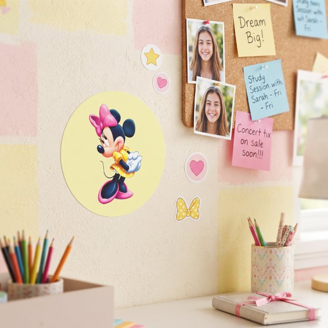 Sticker Rond Minnie (Créateur téléchargé)