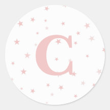 Minuscule étoile rose bébé fille