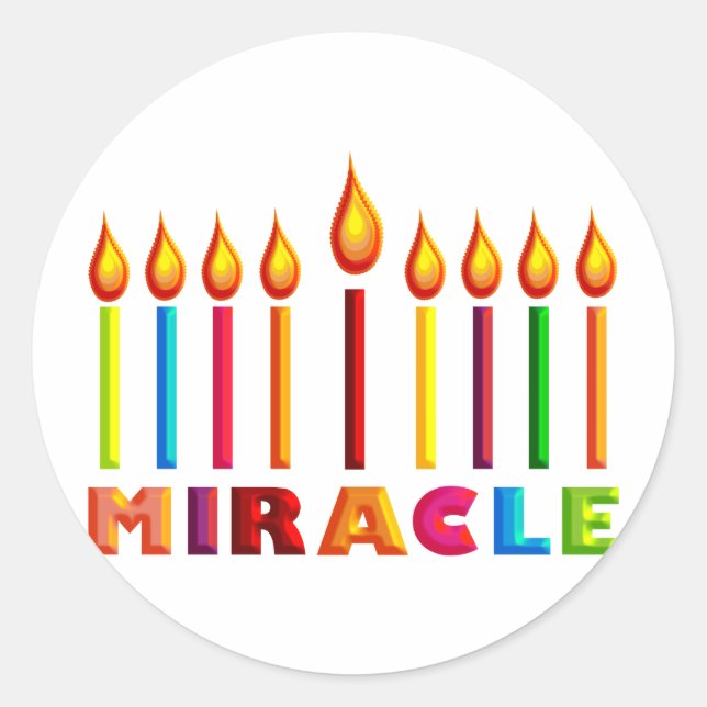 Sticker Rond Miracle (Devant)