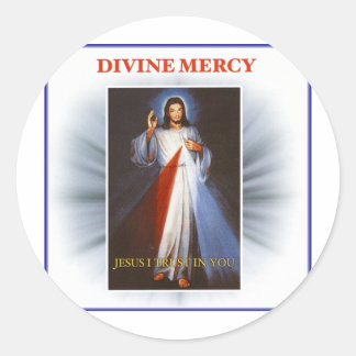 Sticker Rond Miséricorde divine
