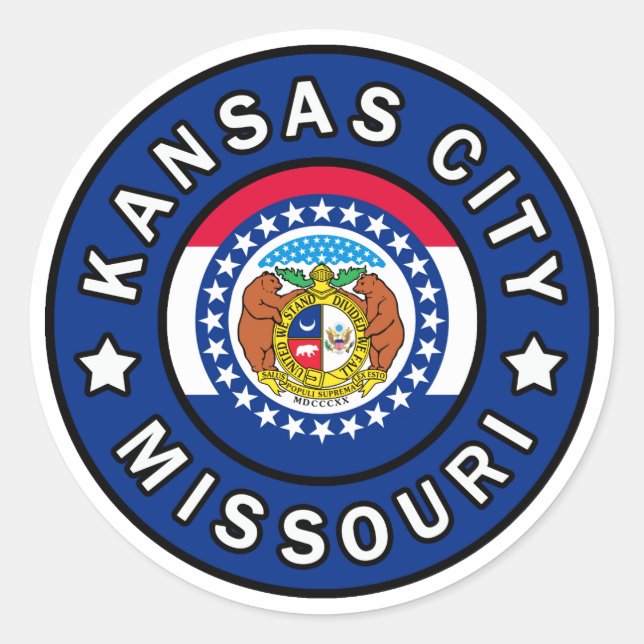 Sticker Rond Missouri (Devant)