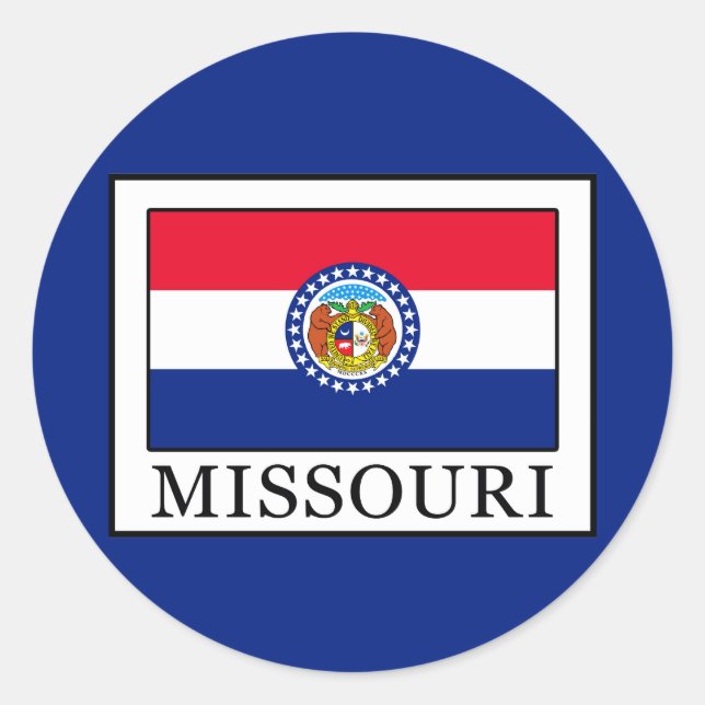 Sticker Rond Missouri (Devant)