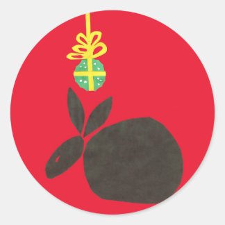 Sticker Rond Mistletoe