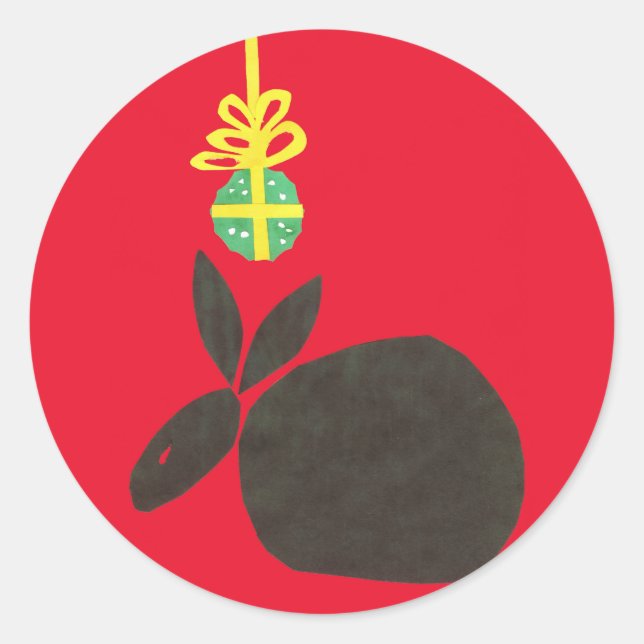 Sticker Rond Mistletoe (Devant)