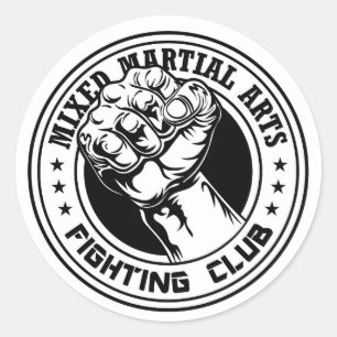 Sticker rond mixte Martial Arts Classic