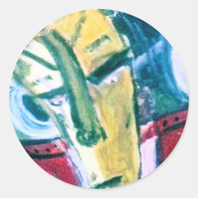 STICKER ROND MIXTE TAPE DJ I (Devant)