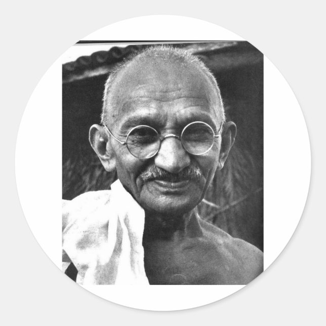 Sticker Rond MKGandhi (Devant)