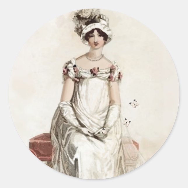 Sticker Rond "Mlle Bennet" (Devant)