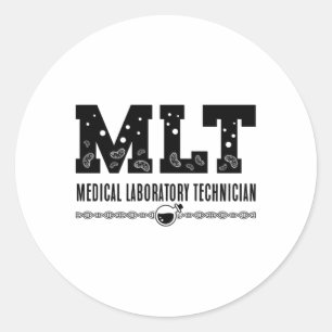 Sticker Rond MLT Technicien de laboratoire Médicale Technicien 