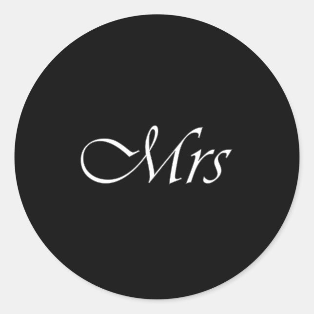 Sticker Rond Mme (Devant)