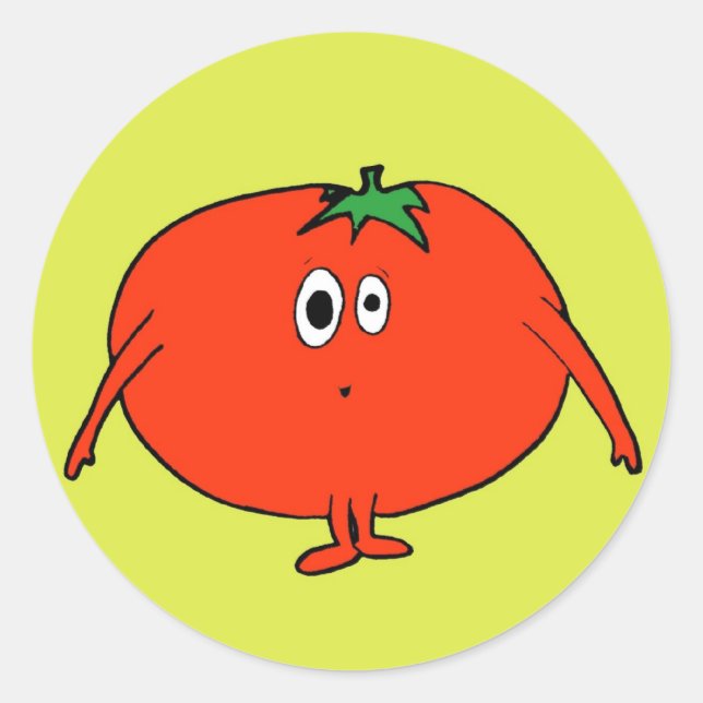 Sticker Rond Mme Tomato (Devant)