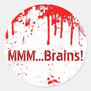 Sticker Rond MMM...Cerveaux