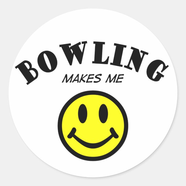 Sticker Rond MMS : Bowling (Devant)
