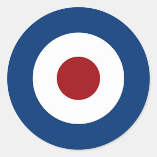 Sticker Rond Mod Bullseye Archery