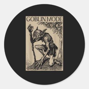 Sticker Rond Mode Gobelin Core gobelincore esthétique vintage d