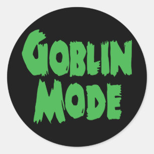 STICKER ROND MODE GOBLIN
