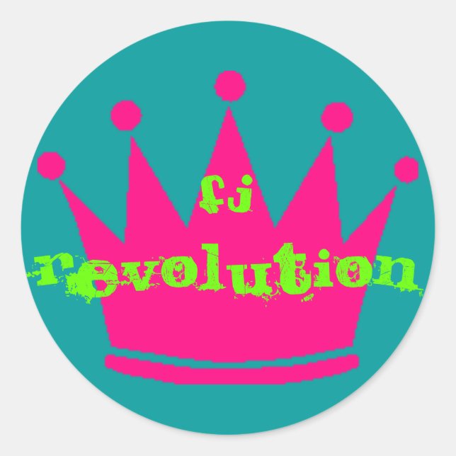 Sticker Rond Mode Junky (Devant)