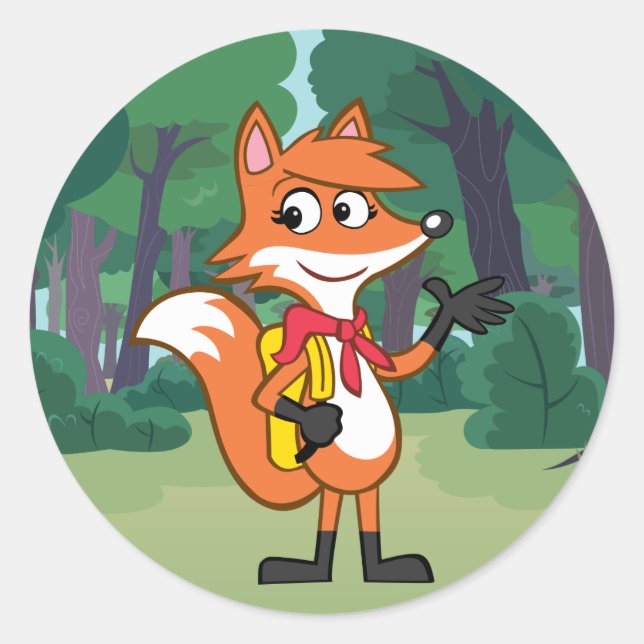 Sticker Rond modèle (Devant)