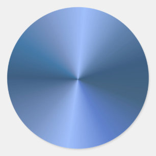 Sticker Rond Modèle blanc couleur bleu tendance personnalisé