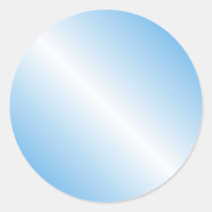 Sticker Rond Modèle blanc couleur bleu tendance personnalisé